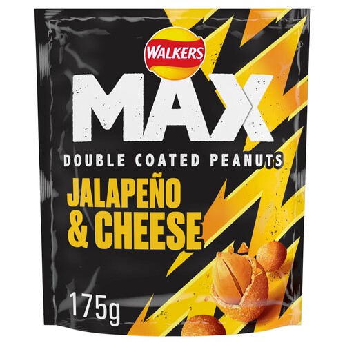 Walkers Max Jalapeno & Cheese Sharing Double Coated Peanuts 