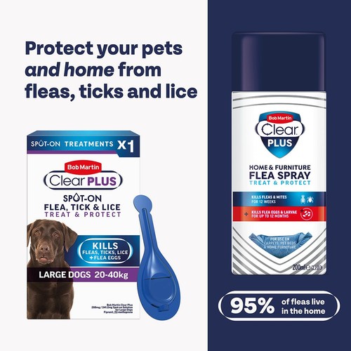 Bob Martin Clear Plus Spot - On For Large Dogs