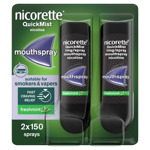 Nicorette QuickMist Mouthspray Freshmint (Stop Smoking Aid)