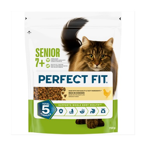 Perfect Fit Advanced Nutrition Senior Complete Dry Cat Food Chicken