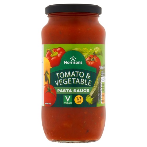Morrisons tomato and vegetable pasta sauce