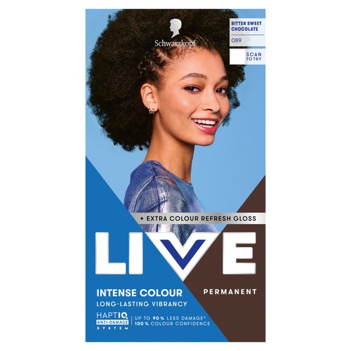 LIVE Intense Colour Permanent Hair Dye 089 Bitter Sweet Chocolate