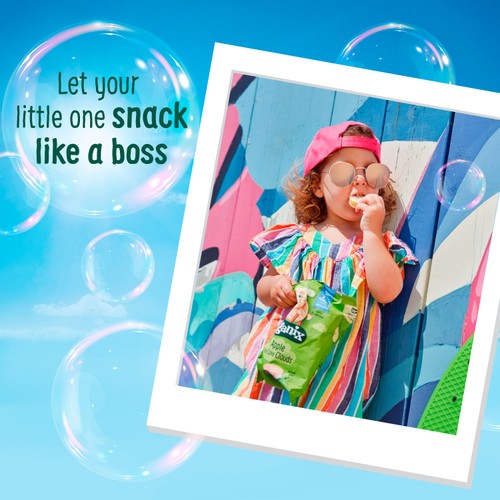 Organix Apple Rice Cake Clouds Multipack 4X18G