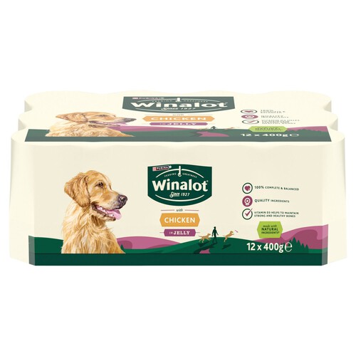 Winalot Classics Mixed In Jelly, Chicken Wet Dog Food