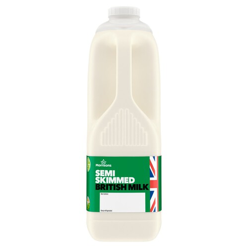 Morrisons British Semi Skimmed Milk 6 Pint