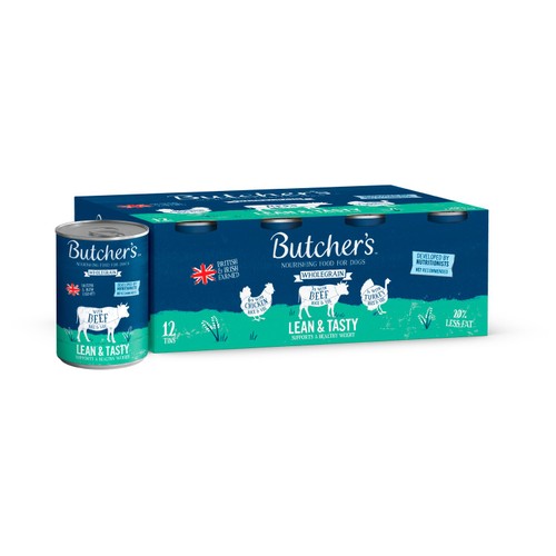Butcher's Wholegrain Lean & Tasty Low Fat Dog Food Tins