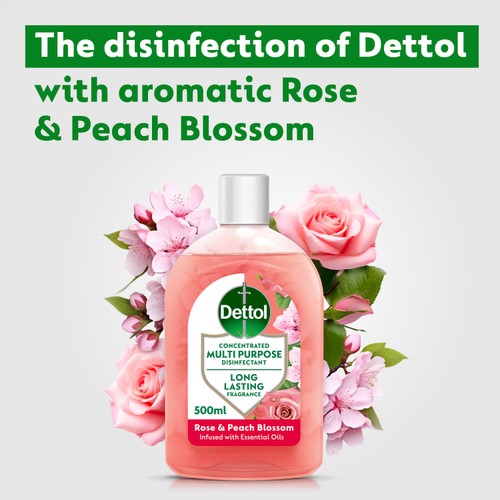 Dettol Disinfectant Liquid Rose & Peach Blossom