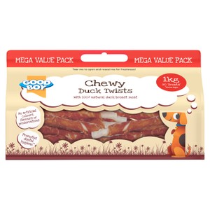 Good Boy Good Boy Twists Duck Adult Dry Dog Food pet food packaging