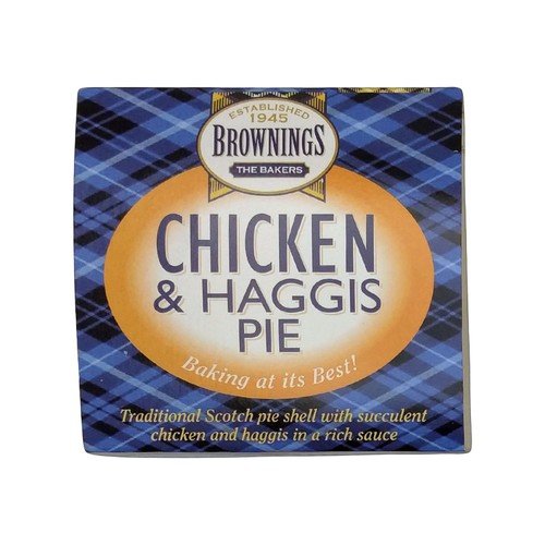 Brownings Chicken & Haggis Pie 