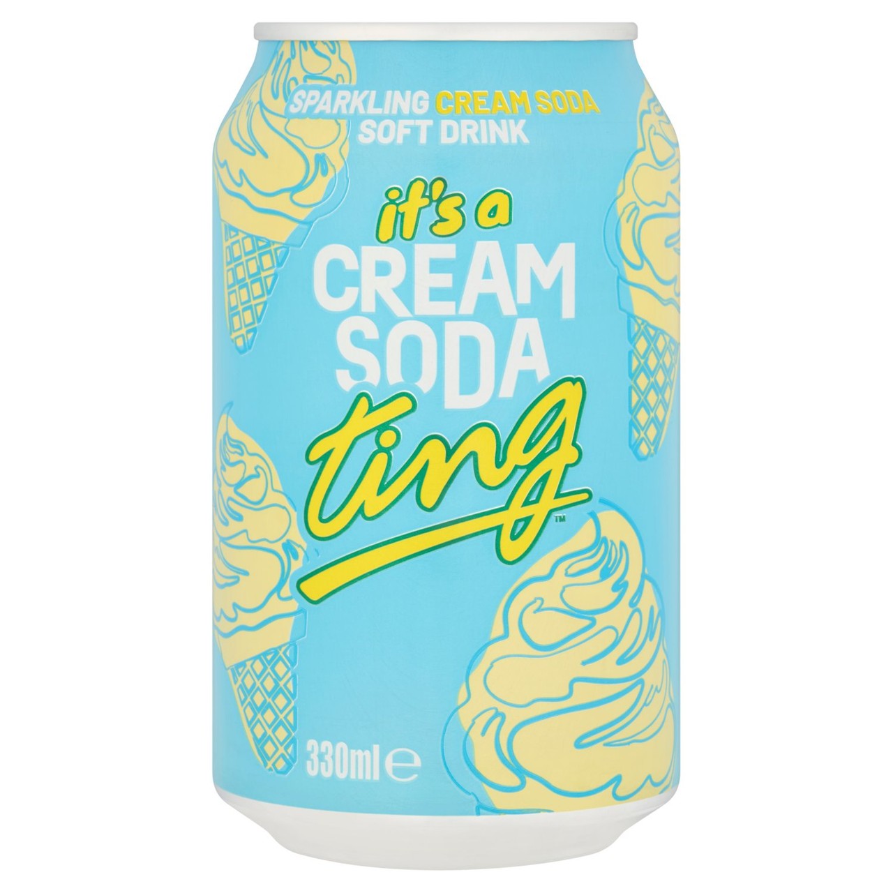 Ting Cream Soda Carbonated Vanilla Drink