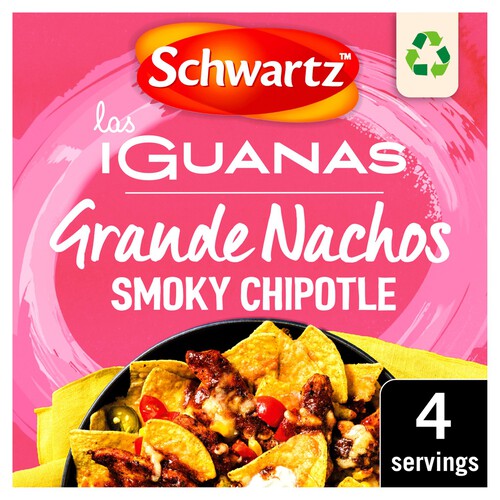 Schwartz Las Iguanas Grande Nachos Smocky Chipotle Recipe Mix