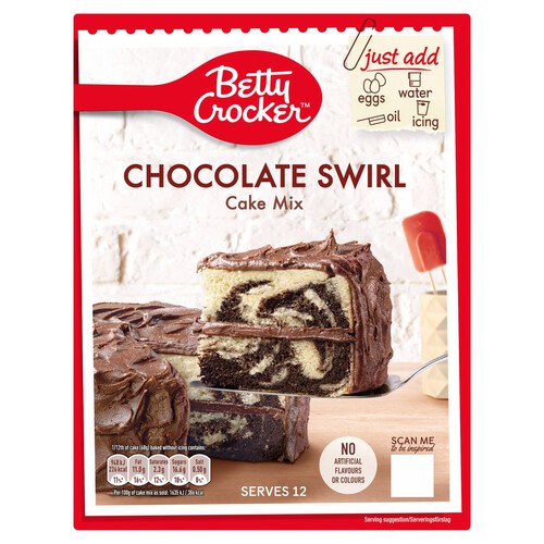 Betty Crocker Chocolate Swirl Cake Mix