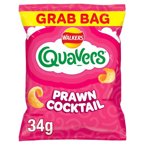 Walkers Quavers Prawn Cocktail Snacks Crisps