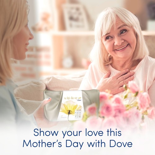 With Love From Dove Pampering Beauty Bag