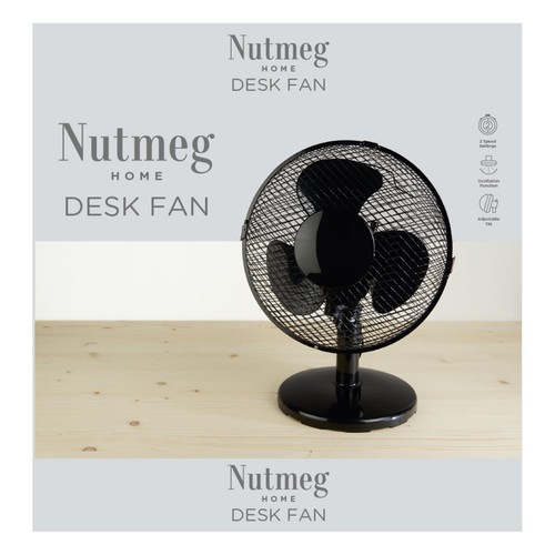 Nutmeg Home 9 Inch Desk Fan