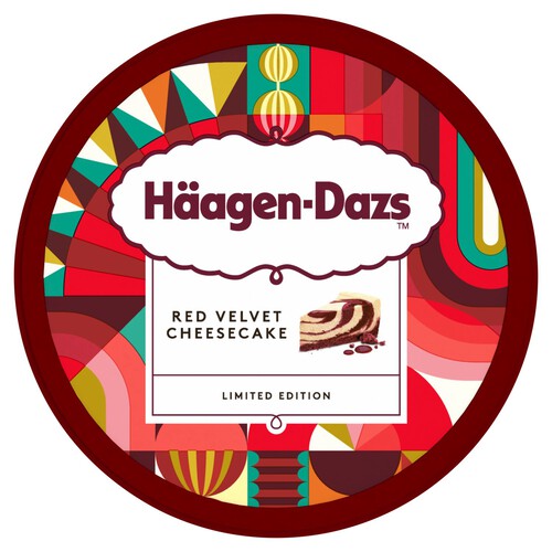 Haagen Dazs Red Velvet Cheesecake Ice Cream 