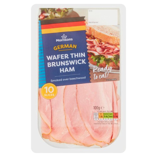 Morrisons German Wafer Thin Ham 10 Slices