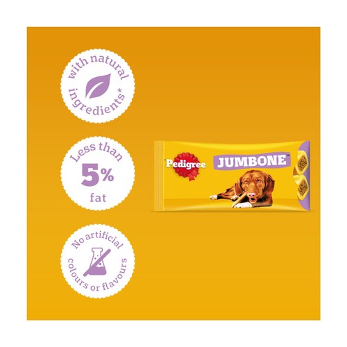 Pedigree Jumbone Adult Medium Dog Treat Beef & Poultry 2 Chews