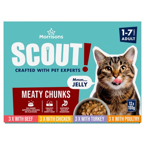 Morrisons Complete Cat Food Meat Selection In Jelly Pouches