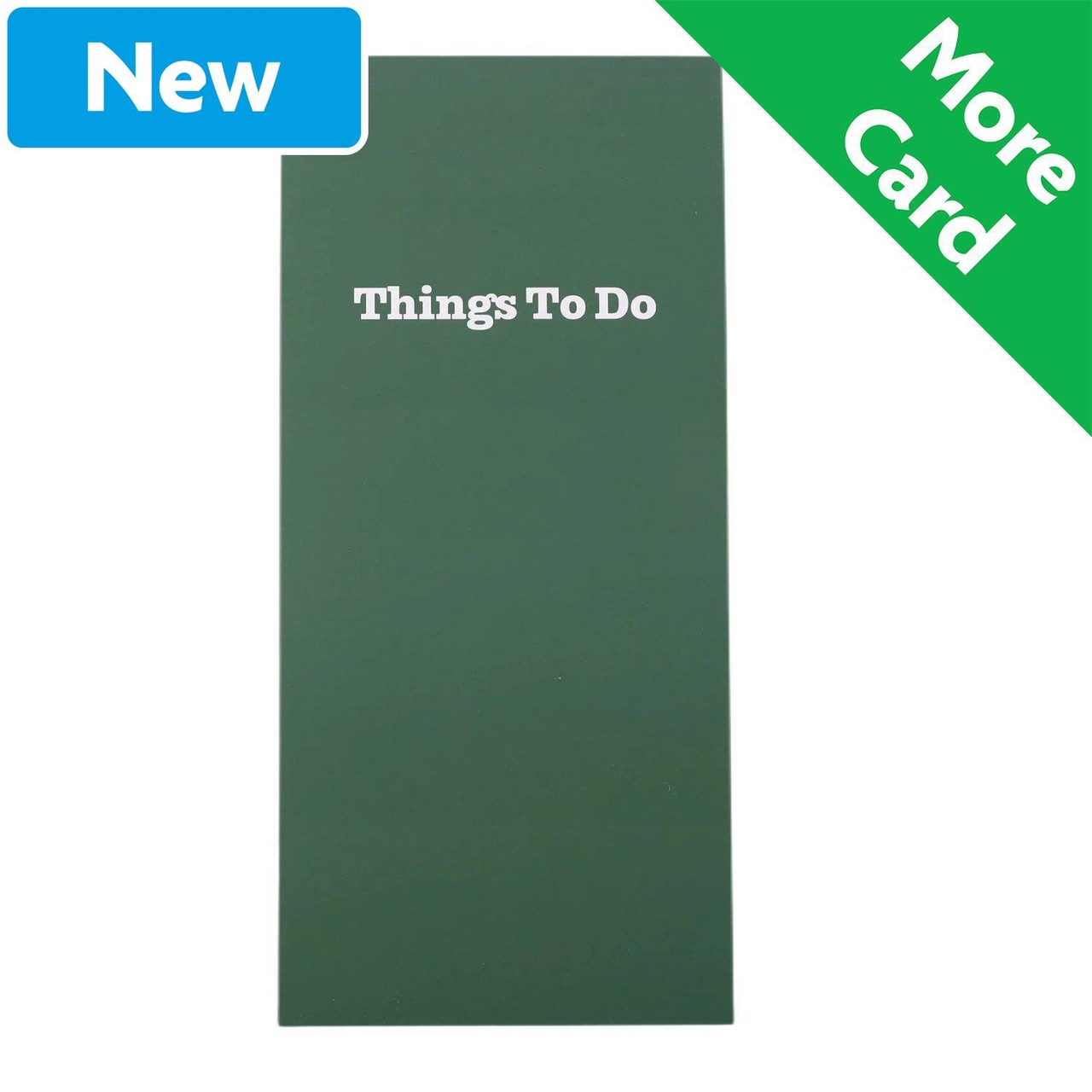 Nutmeg Things To Do List Pad Green