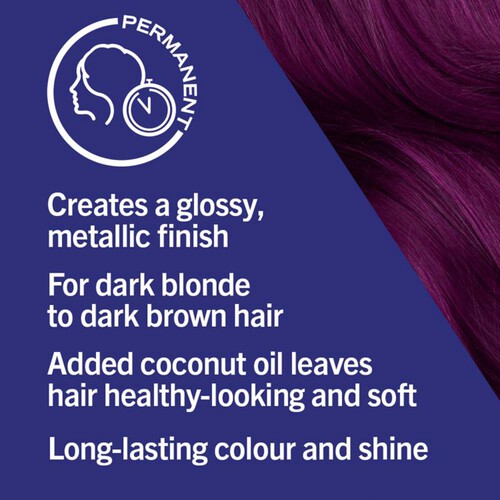 Schwarzkopf LIVE Urban Metallics Permanent Purple Hair Dye Amethyst Chrome