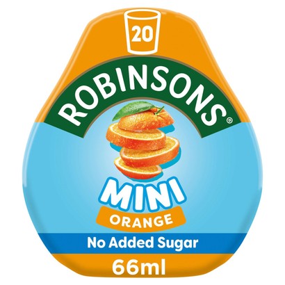 Morrison Mini Condiments Robinsons Mini Orange On-The-Go Squash - Morrisons Online Groceries ...