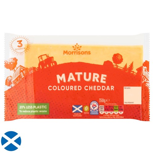Morrisons Scottish Mature Coloured Cheddar 400g