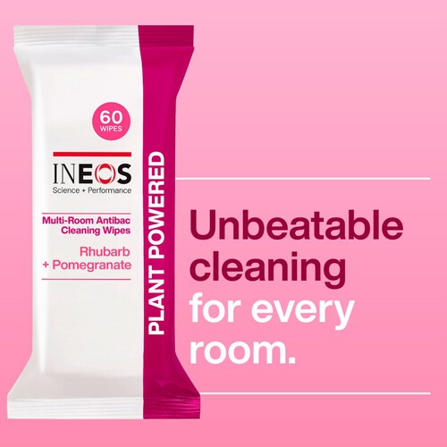 INEOS Antibac Multi-Room Wipes Rhubarb + Pomegranate