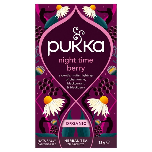 Pukka Night Time Berry Organic 20 Tea Sachets