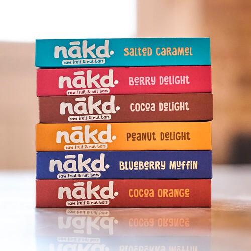 Nakd Cocoa Orange 4 Raw Fruit & Nut Bars 