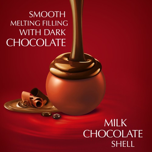 Lindt Lindor Double Chocolate Truffles Box 200g