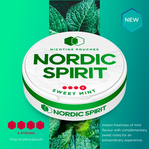 Nordic Spirit Sweet Mint Extra Strong