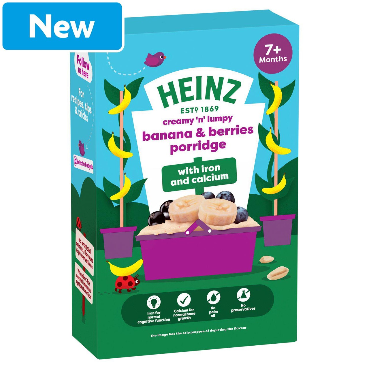 Heinz Banana Berries Porridge 7+ Months