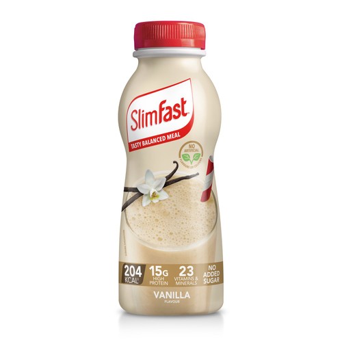 SlimFast milkshake bottle vanilla