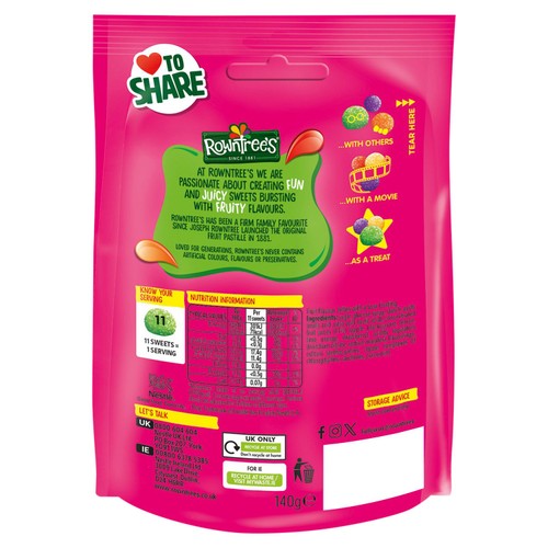 Rowntree's Jelly Tots Tangy   140g