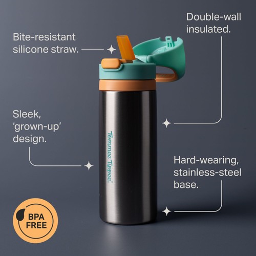 Tommee Tippee On The Go Straw Cup 24Mth 500Ml