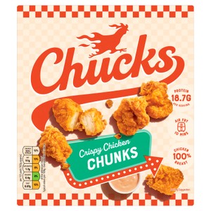 Chucks Hot And Spicy Chicken Chunks 225g