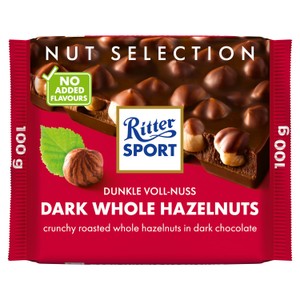 Ritter Sport Nut Selection Dark Whole Hazelnuts