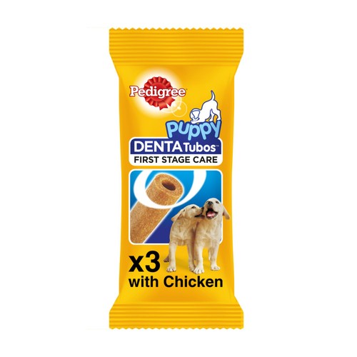 Pedigree Denta Tubo Puppy Dog Dental Treats 3 Sticks