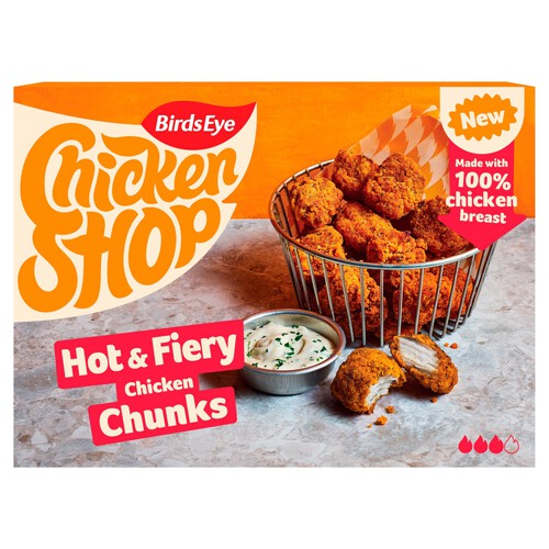 Birds Eye Chicken Shop Hot & Fiery Chicken Chunks 