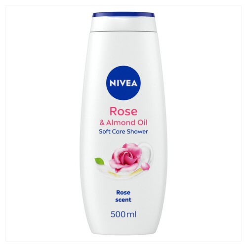 NIVEA Rose & Almond Oil Shower Cream