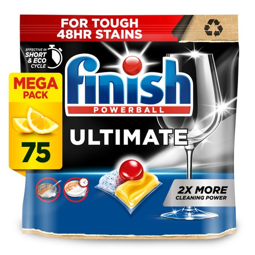 Finish Ultimate Lemon Dishwashing Tablets 