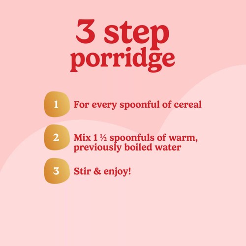 Cow & Gate Fruity Wholegrain Porridge Baby Cereal 6+ Months   125g