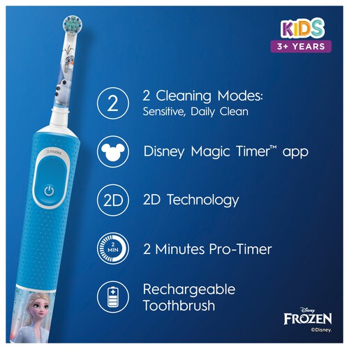 Oral-B Electric Toothbrush Featuring Frozen Characters Powered by Braun