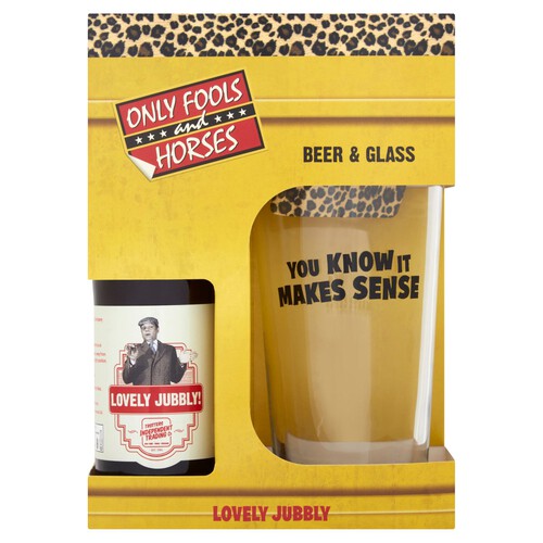 Only Fools And Horses Beer And Glass Gift Set