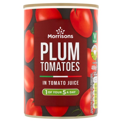 Morrisons peeled plum tomatoes