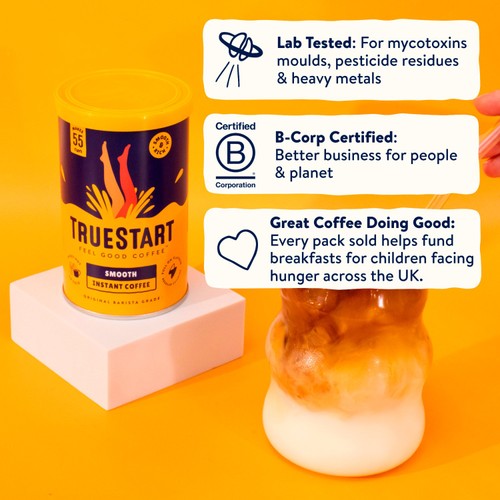 Truestart Barista Grade Instant Coffee   100g