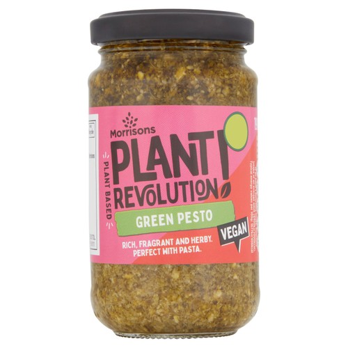 Morrisons plant revolution vegan green pesto
