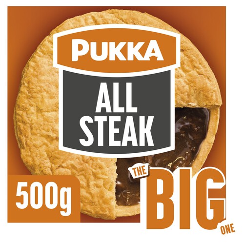 Pukka The Big One Steak Pie 