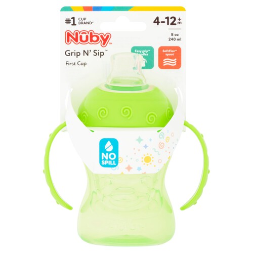  Nuby Sipeez First Cup Grip 'n' Sip 4-12M